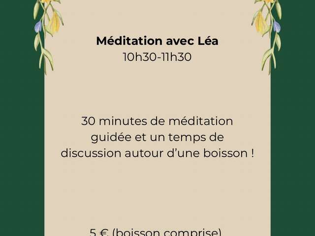 Méditation avec Léa