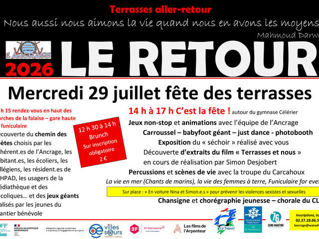 Fête des terrasses : "Terrasses le retour"