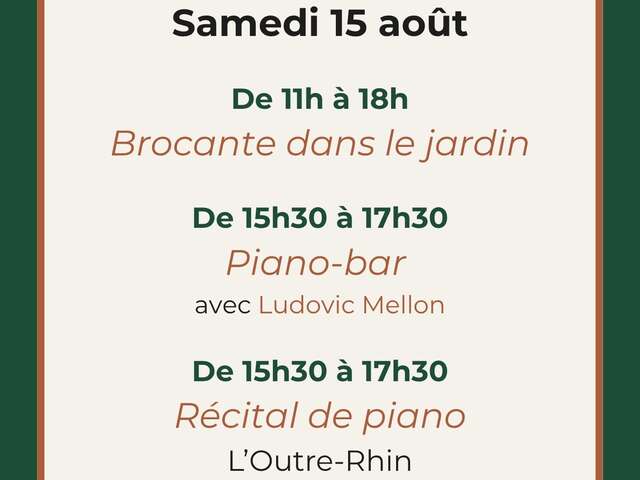 Piano-bar avec Ludovic Mellon