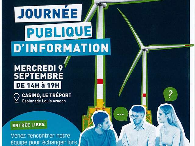 Eoliennes en mer : journée publique d'information