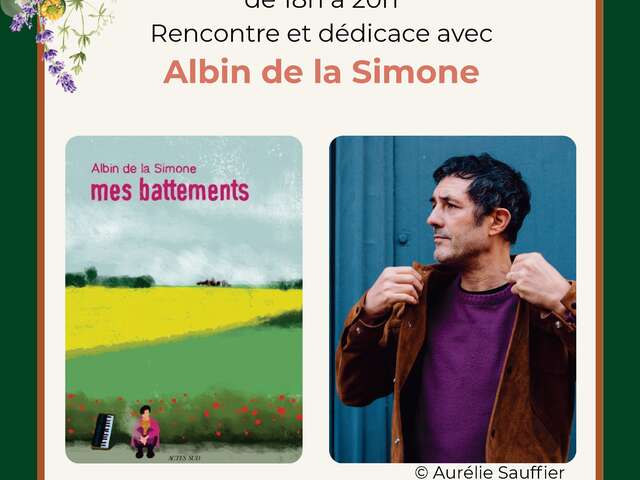 Rencontre - dédicace : Albin de la Simone