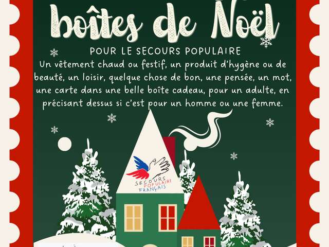Collecte des boîtes de Noël