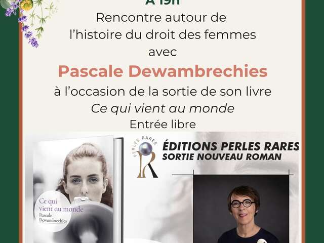 Rencontre avec l'autrice Pascale Dewambrechies