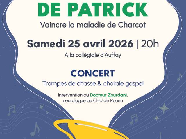 Concert L'Espoir de Patrick : Vaince la maladie de Charcot