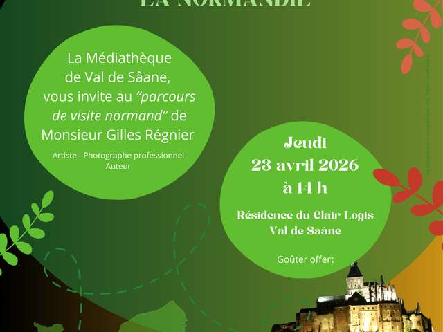 Lecture-conférence photographique "la Normandie" par Gilles Régnier