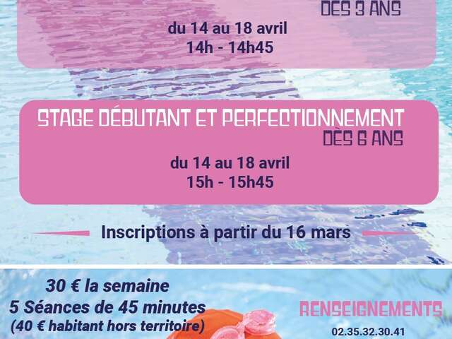 Stages de natation