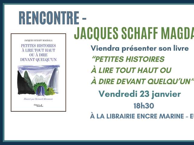 Présentation du livre de Jacques Schaff Magdala