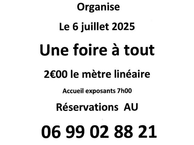Foire à tout