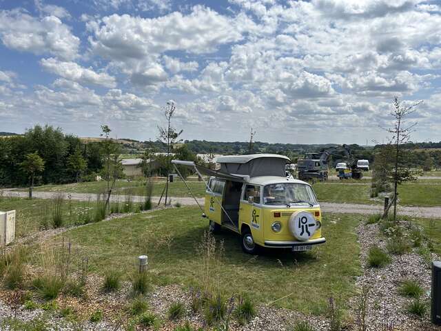 Aire de stationnement et de service du camping Domaine Saâne et Mer
