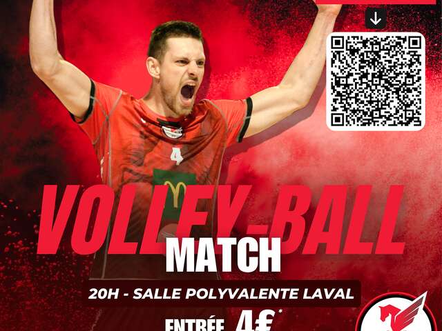 Laval vs St-Renan - Match de Volley Ball