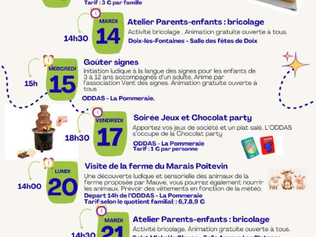 Atelier parents-enfants : bricolage