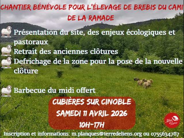 CHANTIER BÉNÉVOLE À LA FERME