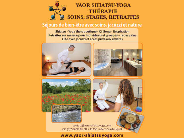 YAOR SHIATSU-YOGA THÉRAPIE: SOINS, STAGES, RETRAITES