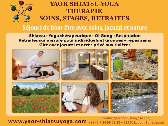 YAOR SHIATSU-YOGA THÉRAPIE: SOINS, STAGES, RETRAITES