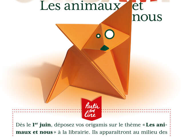 Concours d’origami avec Tom' Librairie