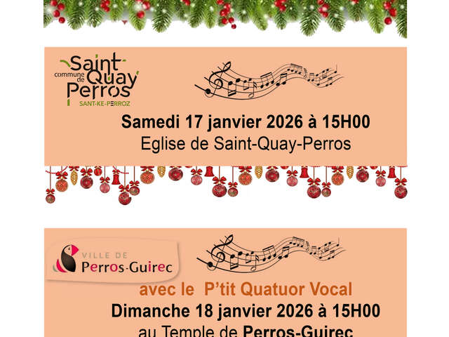 Concert de chants de Noël & d'Epiphanie