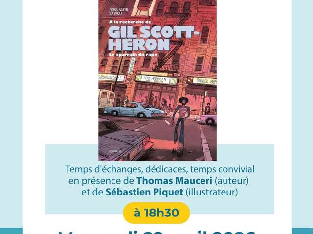 Rencontre autour du livre «A la recherche de Gil Scott-Heron»