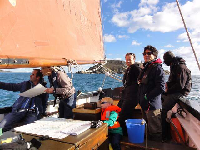 Initation à la voile sur l'Ar Jentilez