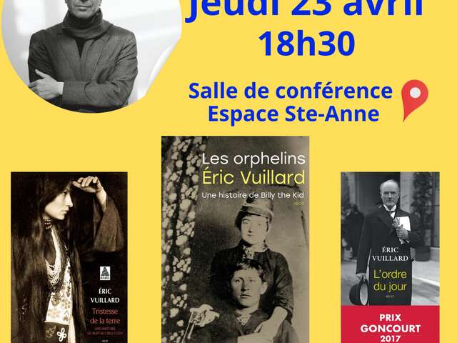 Rencontre avec Eric Vuillard
