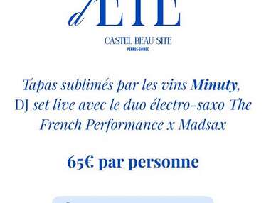 Soirée d'été au Castel Beau Site