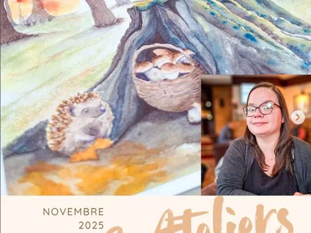 ATELIER AQUARELLE chez Suzy & Jackie