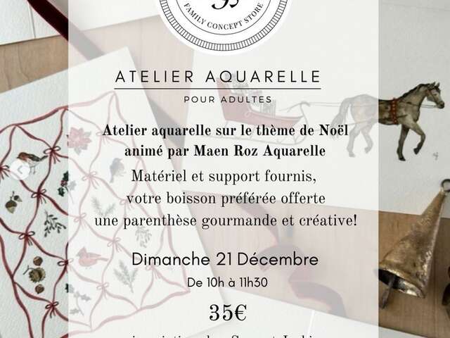 ATELIER AQUARELLE chez Suzy & Jackie