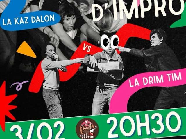 Match d'impro au Café Breton