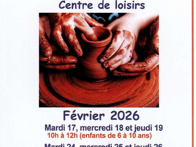 Stage de poterie pour enfants