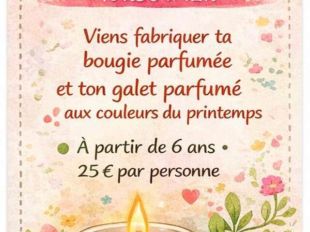 Atelier de créations de bougies