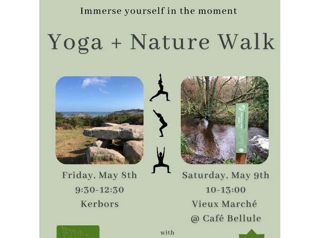 Balade nature et séance de yoga, en anglais au Vieux Marché