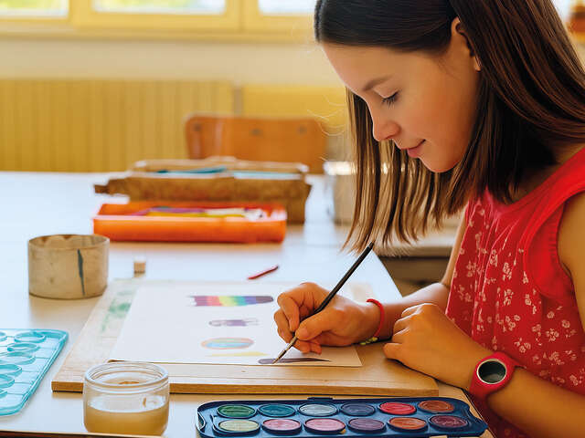 Exposition des élèves de l'école municipale de dessin
