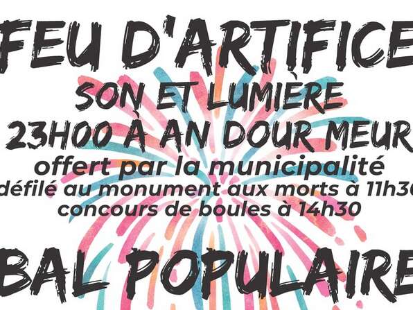 Fête Nationale et feu d'artifice