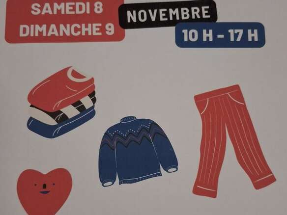 Grande braderie du Secours populaire