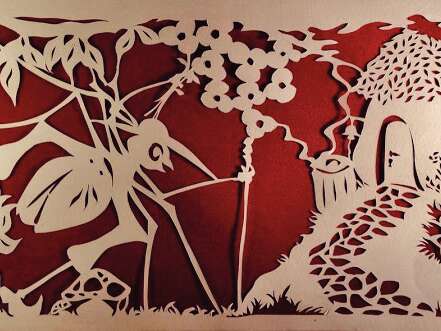 Atelier créatif avec du papier déchiré ☘️