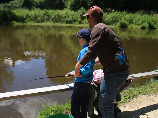 Je pêche mon 1er poisson en étang