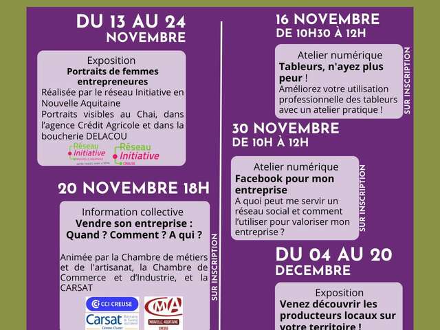 Animations à destination des professionels