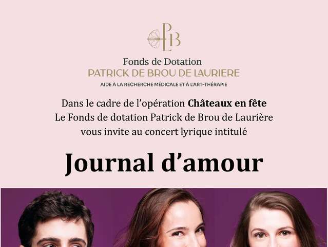Châteaux en fête - Concert lyrique "Journal d’amour"