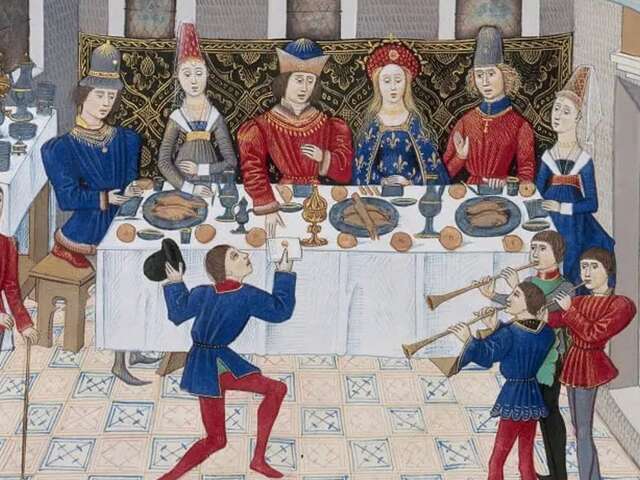 Exposition la table au moyen-age