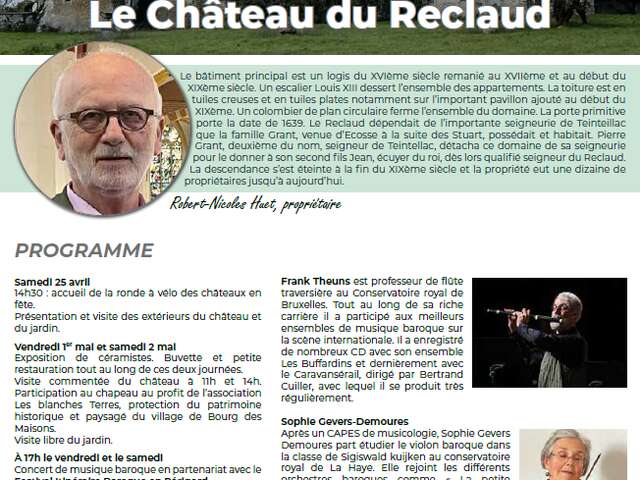 Châteaux en Fête - Château du Reclaud