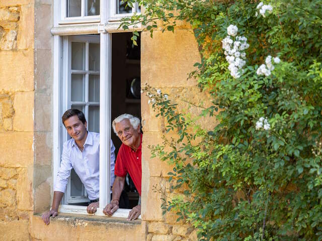 Rencontre avec le propriétaire au Manoir d'Eyrignac