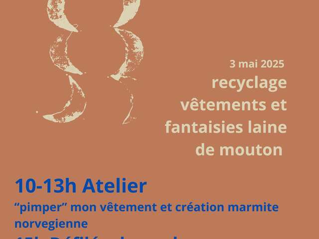 Atelier Couture « Pimper mes vêtements »