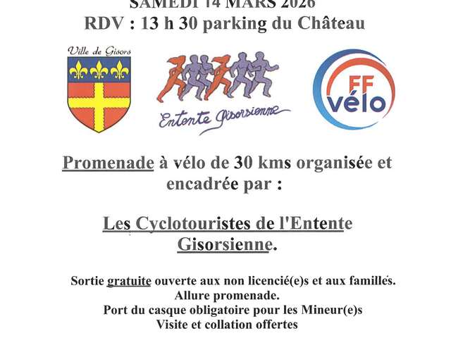 Balade cyclo découverte