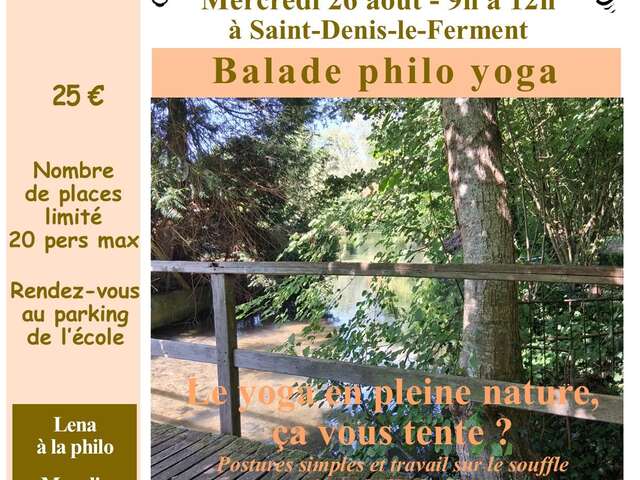 Balade philo yoga