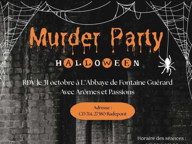 Murder Party Halloween à l'abbaye de Fontaine-Guérard