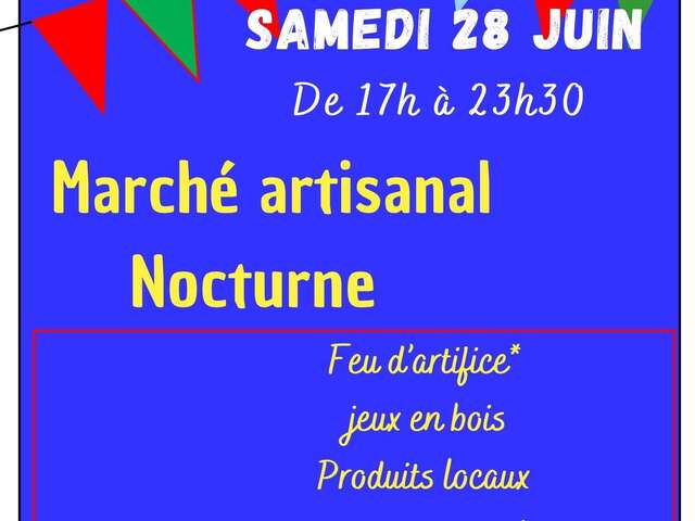Marché artisanal nocturne