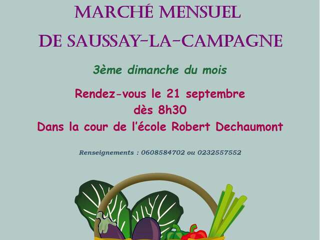 Marché de Saussay-la-Campagne