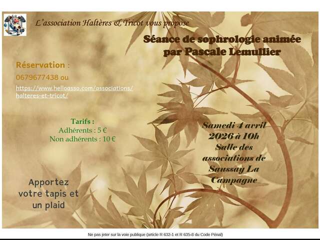 Séance de sophrologie