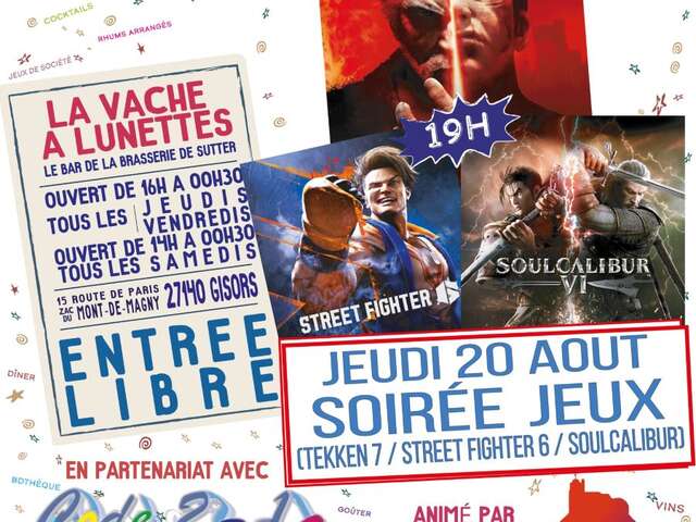 Soirée jeux vidéo fight