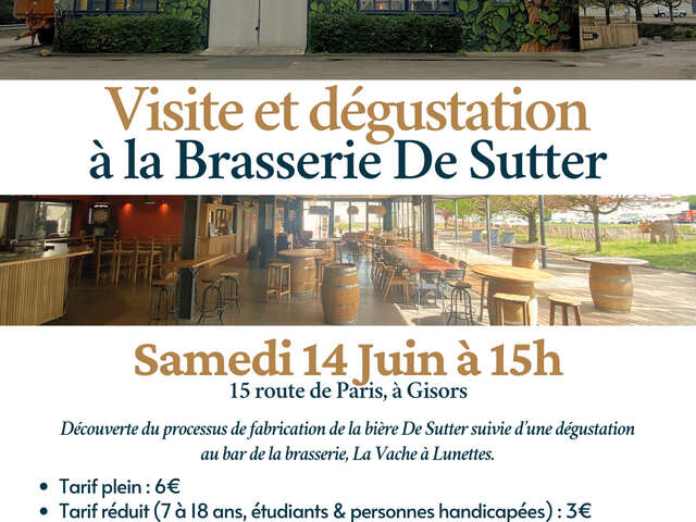 COMPLET - Visite et dégustation à la Brasserie De Sutter