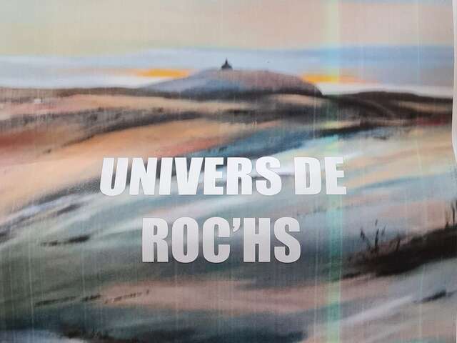 Exposition "Univers de Roc'hs" de Maryvonne Crosnier au Café Librairie "Sur la Route" à Huelgoat.